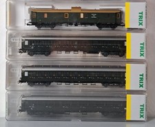 Trix 23317 23318 23319 23320 - Gepäckwagen Abteilwagen - Set - H0