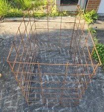 Stahlgitterboxen gebogene QR Baustahlmatten für Europaletten als Aufsatz