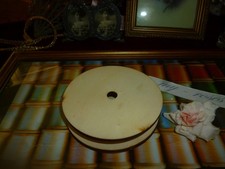 1 große Holzspule (leer) für