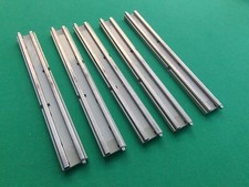 5x Gerade Schienen Gleis grau