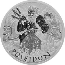 2021 Tuvalu - Poseidon - Gods