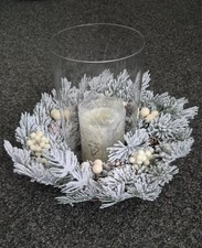 Elambia LED 1 Echtwachskerze Adventskranz Weihnachten Dekoration