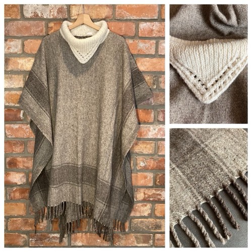 Vintage poncho aus reiner - vintage,