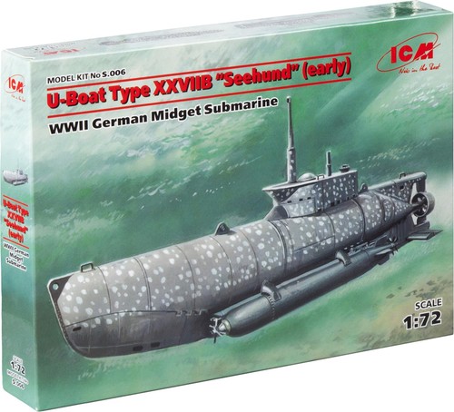 Icm u boat type - icm, 1:72