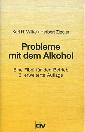 Probleme mit dem - alkohol., eine