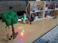 Playmobil Haus mit Grill und Partybeleuchtung