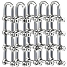 D-Ring-Schäkel Edelstahl kurz robust Kajak Boot Baufertigungszubehör