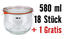 Weck Gläser 580ml Tulpenglas