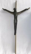 RARITÄT  Kreuz Künstlerkreuz  Ca 48x25cm,Korpus ca 23x22cm, ca 1,2kg, Sig C11/23