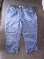 Cecil Victoria 3/4 Hose  Gr. W 30 inch 19 blau Capri Sommerhose