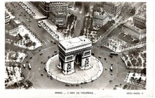 Paris Luftbild Arc de Triomphe