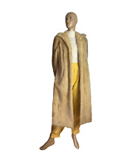 Pelzmantel Mantel Nerz beige Echtpelz mink 60er vintage art deco 42 44