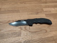 Cold Steel Recon 1 Spear Point Serrated Aus-8 Taschenmesser Schwarz ✅