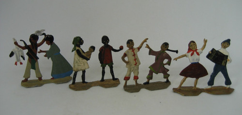 Alte flache ethno zinnfiguren - ethno,