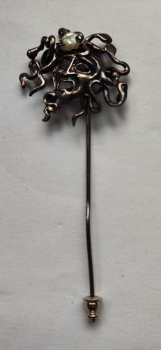 925 silber hutnadel medusa - 925,