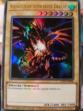 Yu-Gi-Oh!  1 × Rotäugiger Schwarzer Drache Ultra Rare 