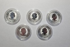 5 x 1 Oz Silbermünzen