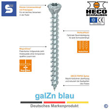 Dielenschrauben HECO Topix-Plus verzinkt | Linsenkopf Torx | Zusammenzieheffekt