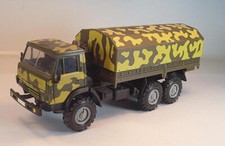 Kamaz 1/43 Nr. 4310 LKW mit Plane UDSSR USSR CCCP Rußland Militär Tank Char #404