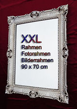 BILDERRAHMEN 90x70 ALTSILBER ANTIK BAROCK ROKOKO FOTORAHMEN WANDDEKO RAHMEN