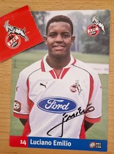 Luciano Emilio   Autogrammkarte 1. FC Köln 1998-1999  original signiert