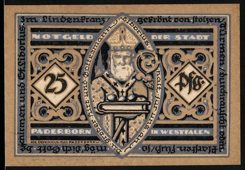 Notgeld paderborn westfalen - in,