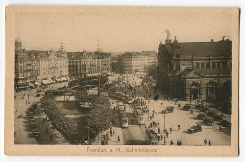 Straßenbahn frankfurt main - ak, frankfurt/main