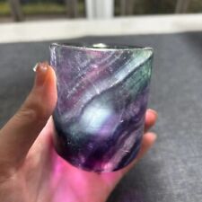 Regenbogen Fluorit Kristall Tasse