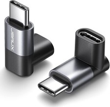 JSAUX 90 Grad Winkel USB-C Adapter Doppelpack 2 Stück 3.1 PD 100W 40 Gbps
