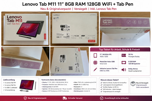 Lenovo tab m11 - 11", 8