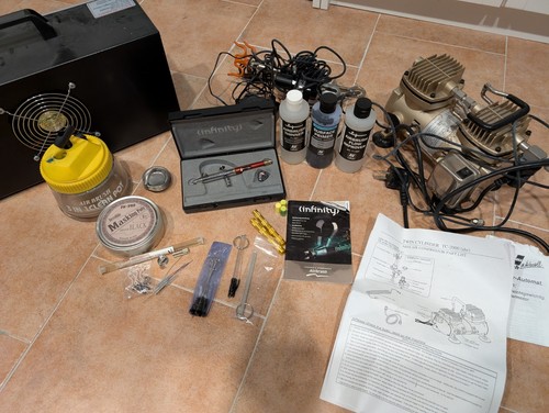 Airbrush komplettset tabletop - komplettset,