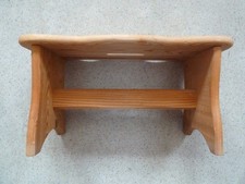 fußbank holz  blumenbank ??