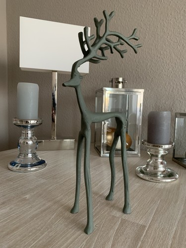 Hirsch figur skulptur grün - skulptur,