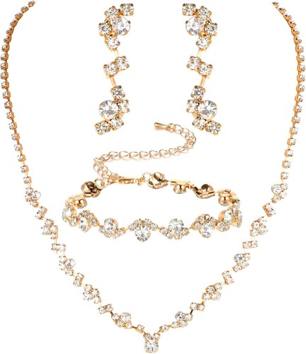 Strass schmuckset für - strass,