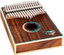 B-WARE Ortega OKB1 Lizard Kalimba C-Dur Akazie Hochglanz 17 Zungen Etui Hammer