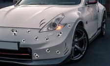 Einschussloch Aufkleber Set 15