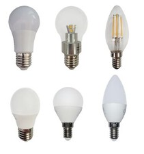 LED Glühbirne Kugel Kerze