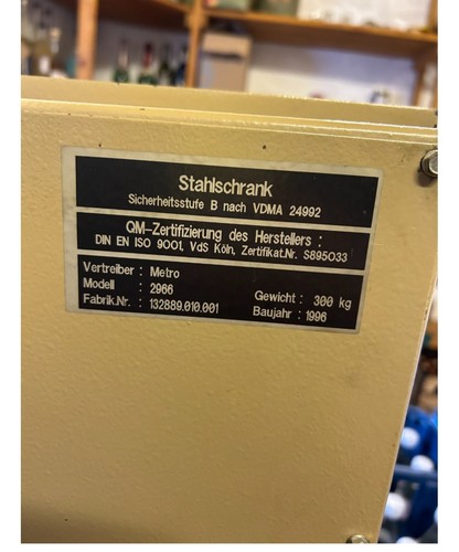 Stahlschrank tresor 2966 - stahlschrank,