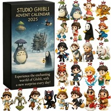 24x Studio Ghibli Adventskalender Mein Nachbar Totoro Figur Sammeln Spielzeug*--