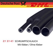 Schrumpfschlauch Schwarz 2:1