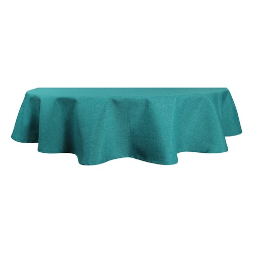 Tischdecke oval leinenoptik - oval,