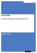 A Game of Thrones. From Novel