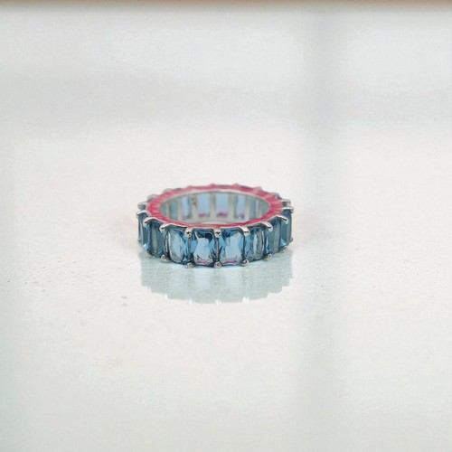 Blautopas eternity ring - eternity,