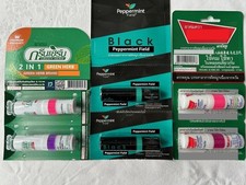 Verschiedene Yadom/Riechstifte original aus Thailand (6 Stück)