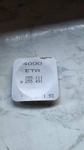 Block eta 255 - e,