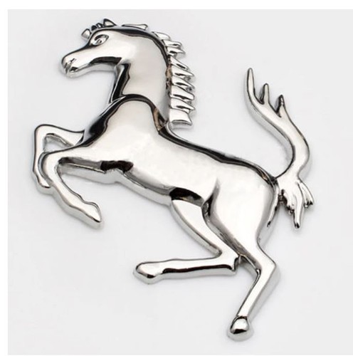 Ferrari metall emblem patch - metall,