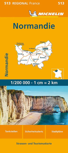 Michelin normandie straßen - michelin, |