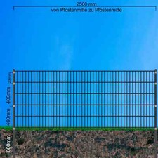 Doppelstabmattenzaun 6/5/6