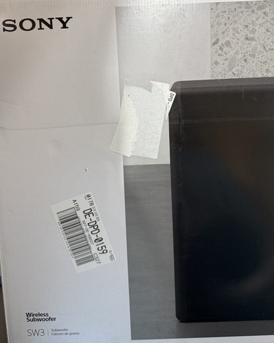 Sony sw3 kompakt subwoofer - sony, kompakt-subwoofer
