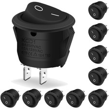 Kippschalter Rund, 2 Polig